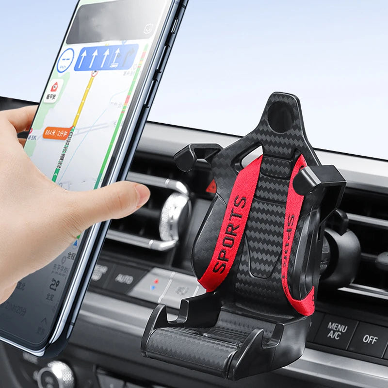 Racing Seat Car Phone Holder