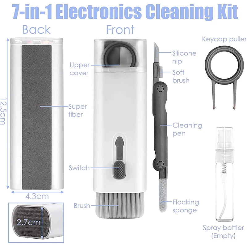 Earbods,Mobile and keyboard cleaning Kits . 7-in-1